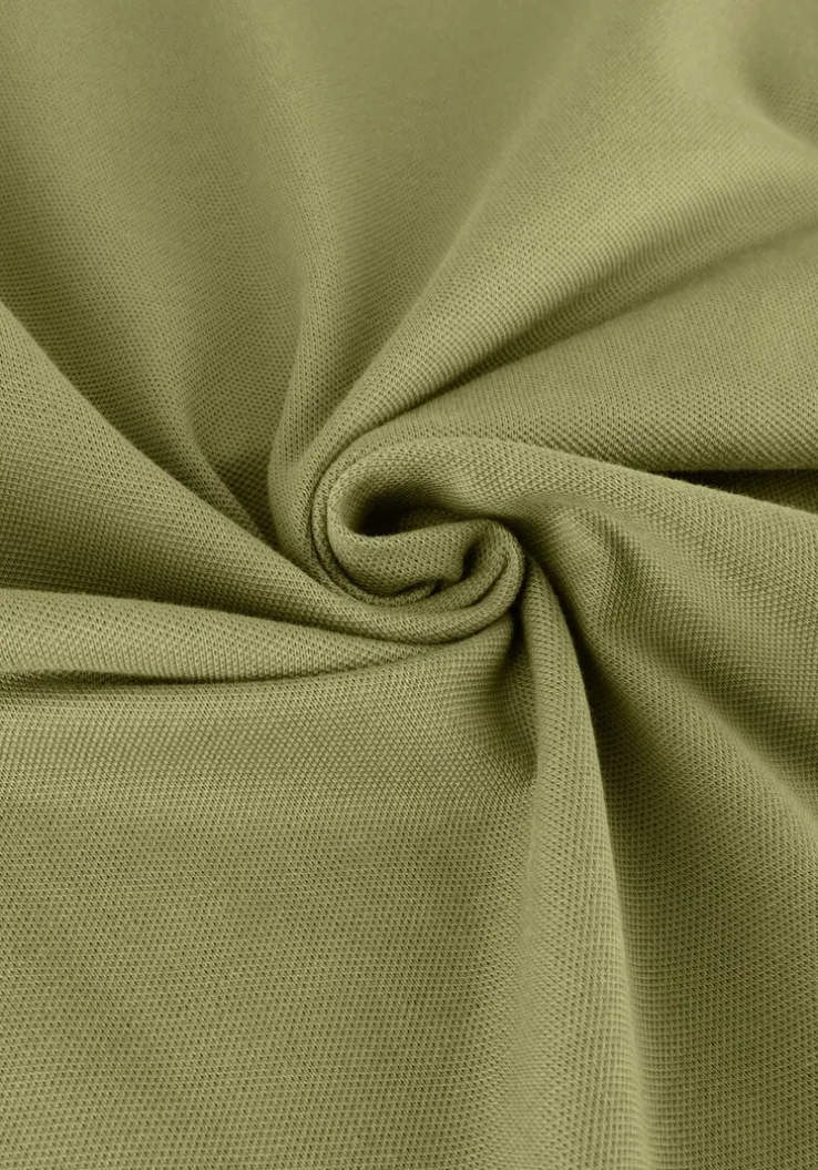 groene calvin klein polo tipping slim polo