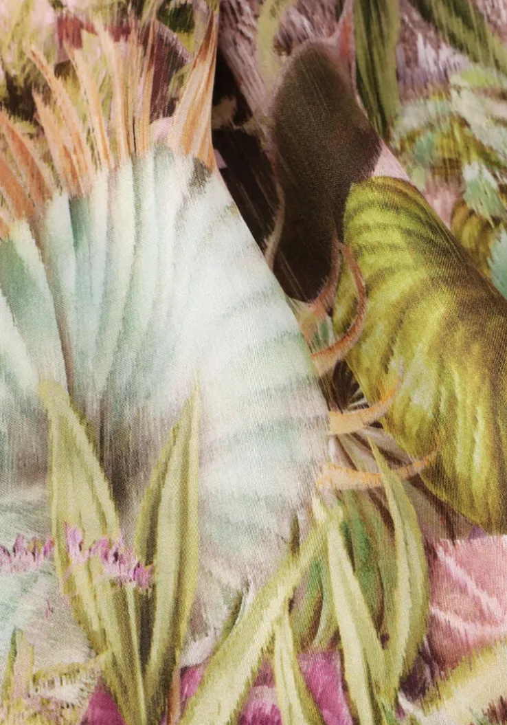 groene caroline biss midi jurk 1161