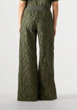 groene caroline biss wijde broek 1550
