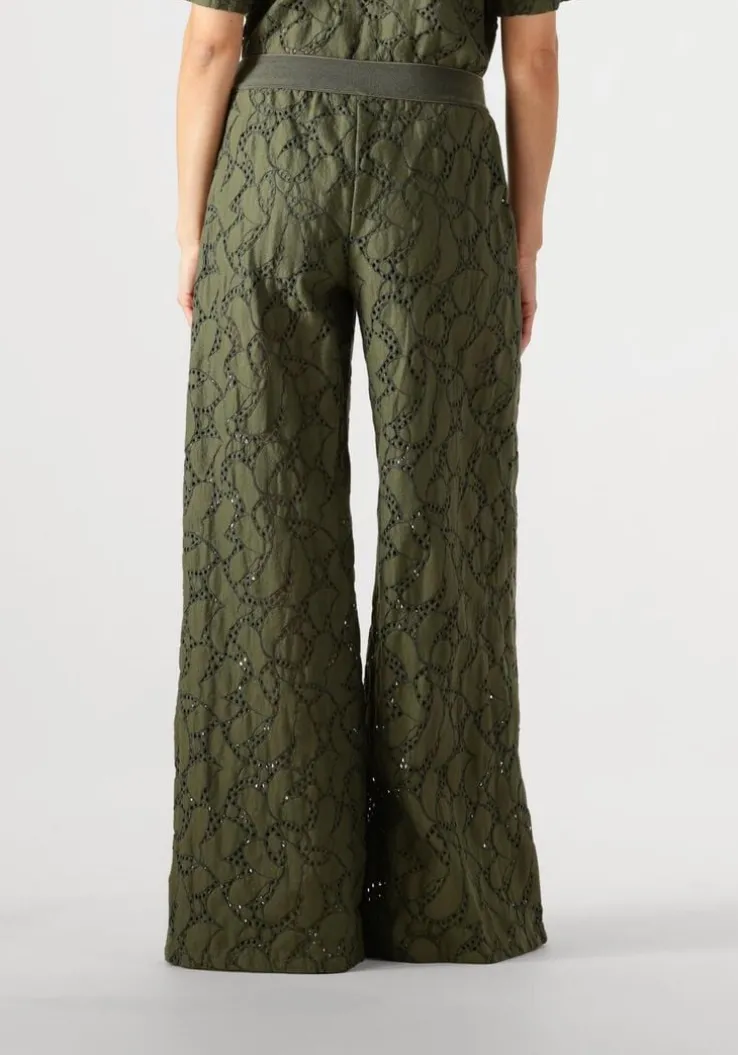 groene caroline biss wijde broek 1550