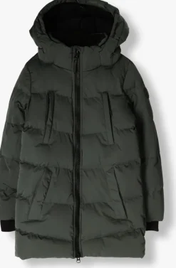 groene cars jeans gewatteerde jas maysay