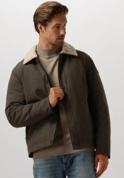 groene cast iron jack short jacket heavy twill studman