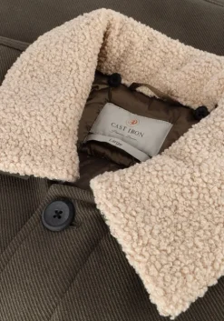 groene cast iron jack short jacket heavy twill studman