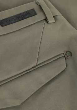 groene cast iron korte broek riser shorts comfort stretch