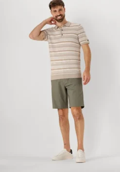 groene cast iron korte broek riser shorts comfort stretch