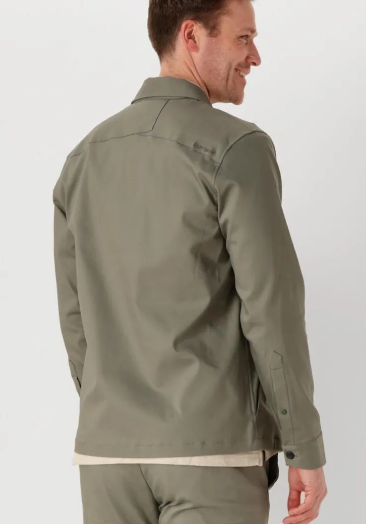 groene cast iron overshirt long sleeve shirt overshirt regular fit