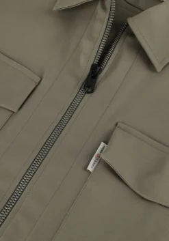 groene cast iron overshirt long sleeve shirt overshirt regular fit