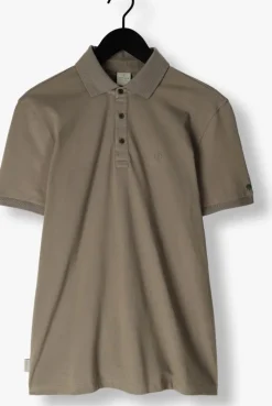 groene cast iron polo short sleeve polo fine pique essential