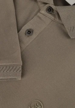 groene cast iron polo short sleeve polo fine pique essential