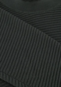 groene cast iron trui mock neck cotton modal