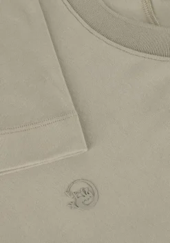 groene cast iron t-shirt short sleeve r-neck regular fit interlock