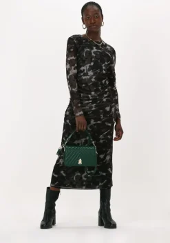 groene catwalk junkie maxi jurk dr shadow leaves