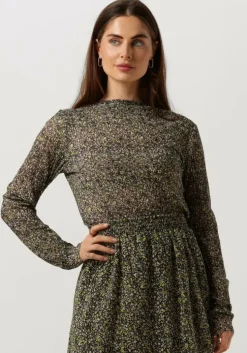 groene catwalk junkie t-shirt ls moss flowers