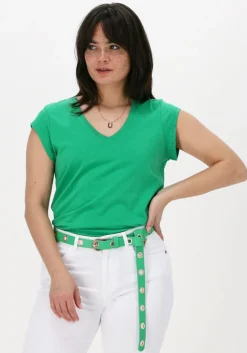 groene cc heart t-shirt basic v-neck t-shirt