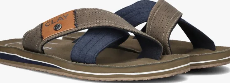 groene clay slippers clay002