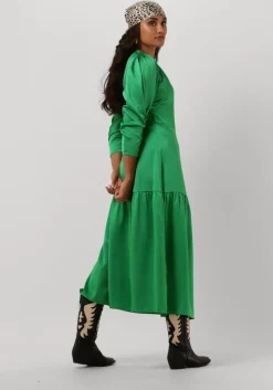 groene co'couture midi jurk mira wrap dress