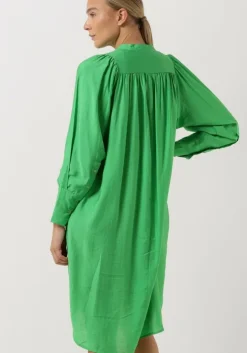 groene co'couture midi jurk callum volume dress