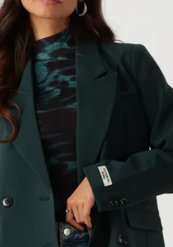 groene colourful rebel blazer rikki uni double breasted blazer