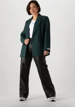 groene colourful rebel blazer rikki uni double breasted blazer