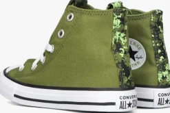 groene converse hoge sneakers chuck taylor all star digi camo