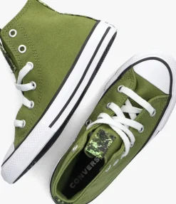 groene converse hoge sneakers chuck taylor all star digi camo
