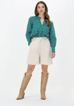 groene dea kudibal blouses beatrice ns (co) - tunic with volume sleeves