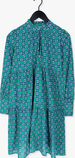 groene dea kudibal mini jurk kindra ns (co) - dress with balloon sleeves