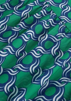 groene dea kudibal mini jurk kindra ns (co) - dress with balloon sleeves