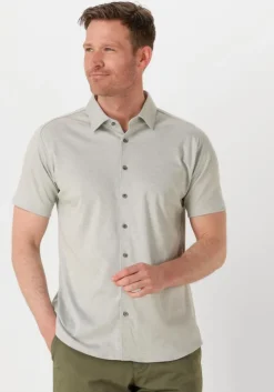 groene desoto casual overhemd desoto kent 1/2