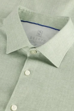 groene desoto casual overhemd casual kent 1/2