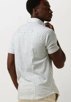 groene desoto casual overhemd desoto kent 1/2