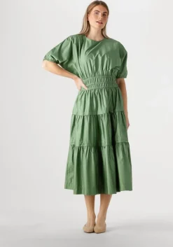 groene devotion midi jurk geraros