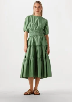 groene devotion midi jurk geraros
