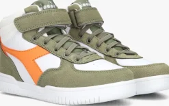 groene diadora hoge sneakers raptor mid dusty ps