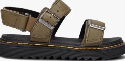 groene dr martens sandalen kyle k