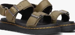 groene dr martens sandalen kyle k