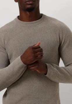 groene dstrezzed trui chenille knit crewneck