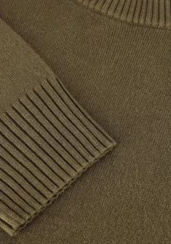 groene dstrezzed trui fell mock neck