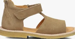 groene du loua platte sandalen du lovie