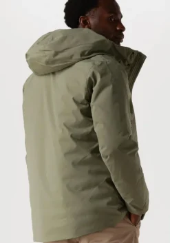 groene elvine gewatteerde jas vhinner