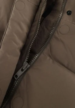 groene elvine gewatteerde jas vesper