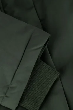 groene elvine gewatteerde jas naemi