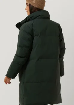 groene elvine gewatteerde jas june