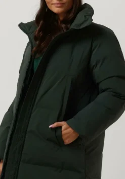 groene elvine gewatteerde jas june