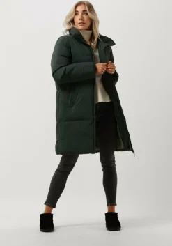 groene elvine gewatteerde jas june