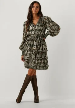 groene est'seven mini jurk est'city dress 1