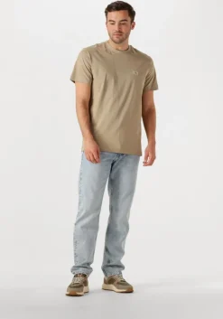 groene faguo lage sneakers limwood syn woven