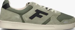 groene faguo lage sneakers palmer leather