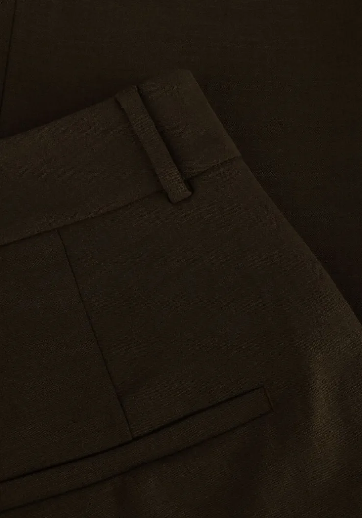 groene fiveunits flared broek olivia 085