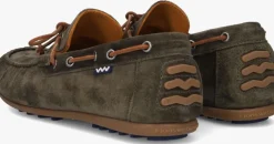 groene floris van bommel mocassins sfm-40009